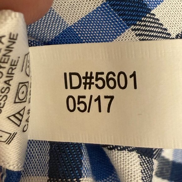 NWOT Men's EXPRESS Fitted Oxford Button Down Dress Shirt | Size‎ L 16-16.5 - Picture 7 of 7